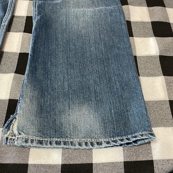 Buckle BKE TYSON Straight Leg Jeans Men's Size 33 x 33.5 Long Tall Thick Stitch - Picture 11 of 12